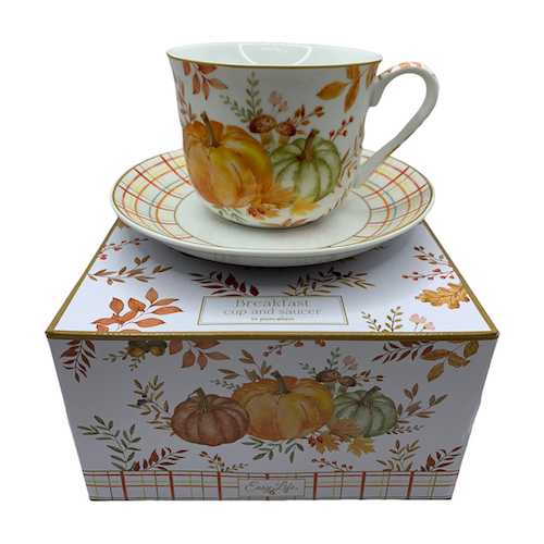 Taza Jumbo Calabaza - Taza y plato