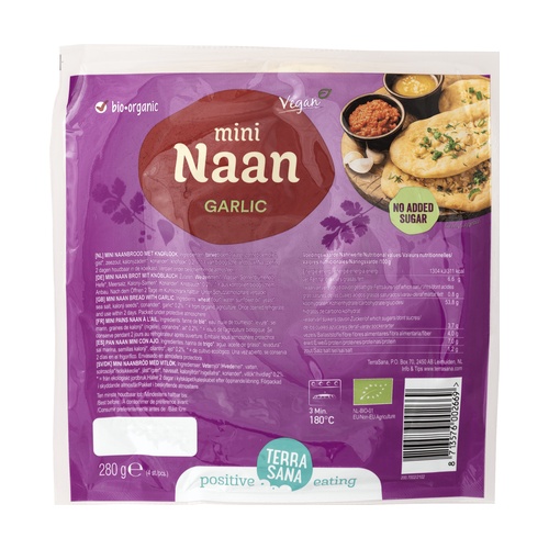 Pan Naan Mini Ajo Bio