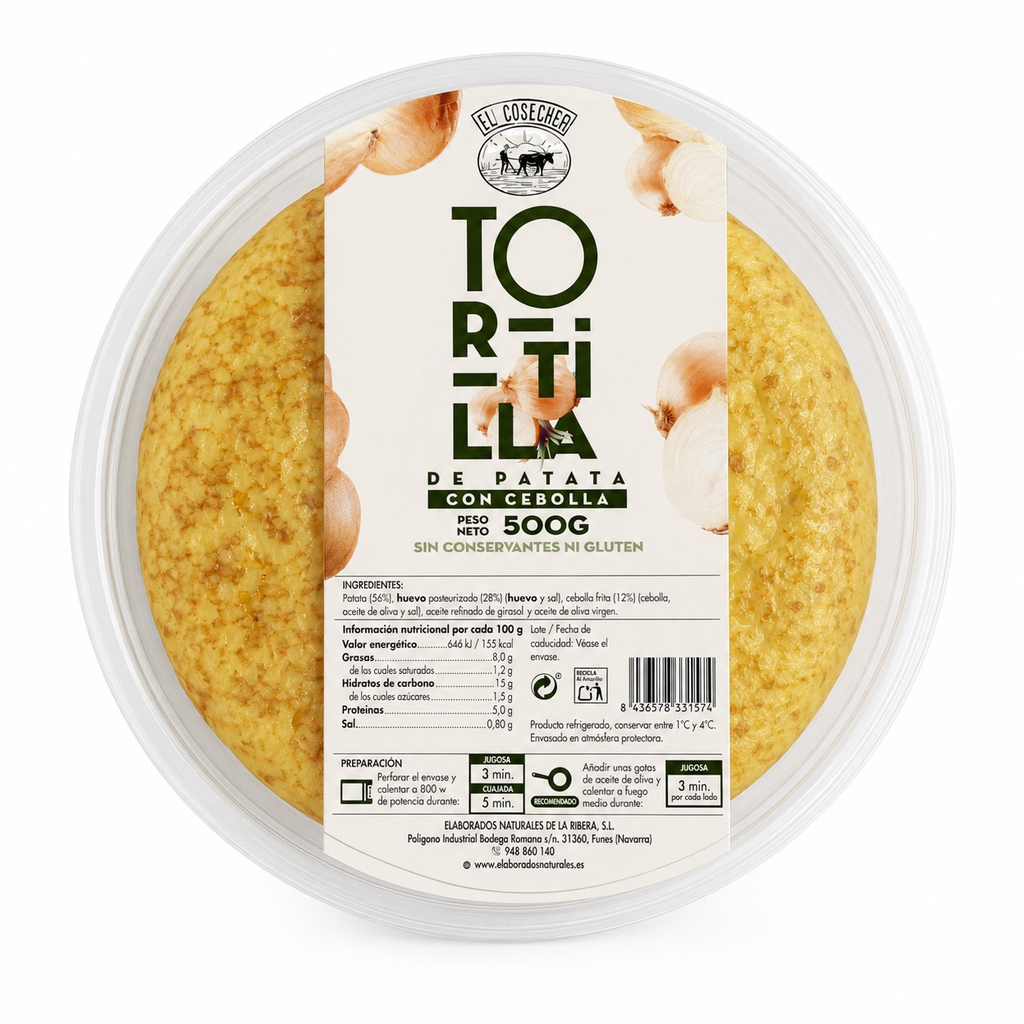 Tortilla de Patata con Cebolla