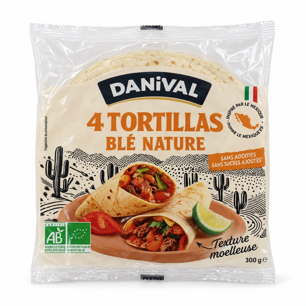 Tortillas de Trigo para Burritos Bio