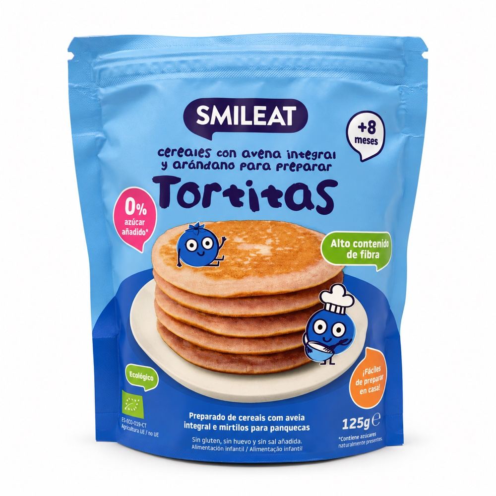 Mix para Tortitas de Avena y Arándanos Bio