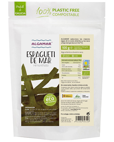 Alga Espagueti de Mar Bio