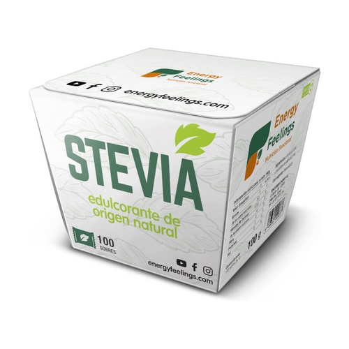 Stevia en polvo en Sobres individuales (100 unidades)