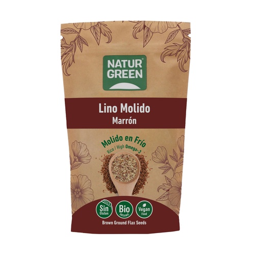 Semillas de Lino Marrón Molido Bio