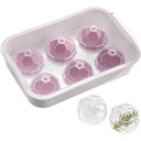 Molde Crystal para Cubitos de Hielo con tapa