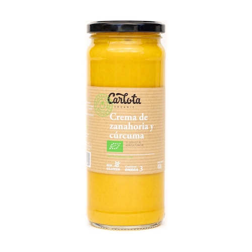 Crema de Zanahoria y Cúrcuma Bio