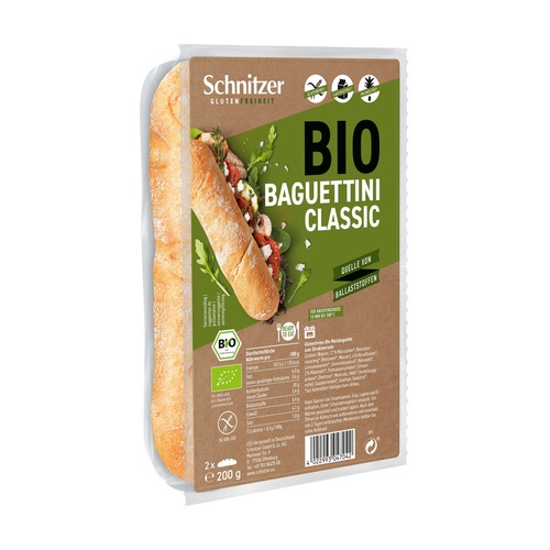 Pan Mini Baguette Clásico de Maíz y Arroz Bio (2 unidades)