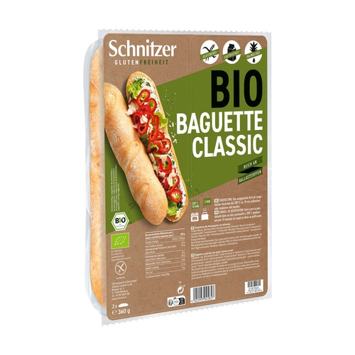 Pan Baguette Clásico de Maíz y Arroz Bio (2 unidades)