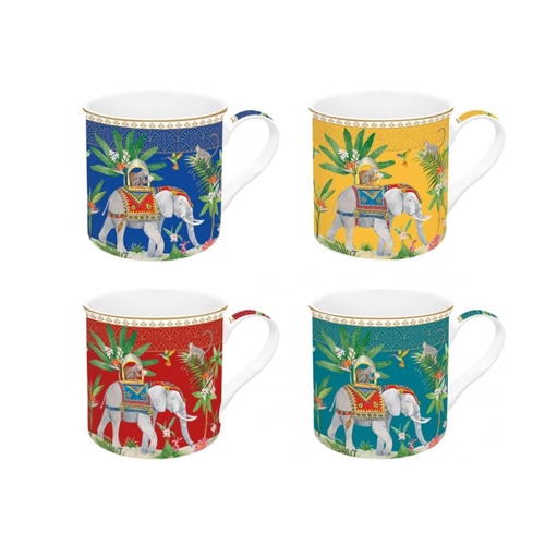 Juego de 4 Tazas Mug - Marajah