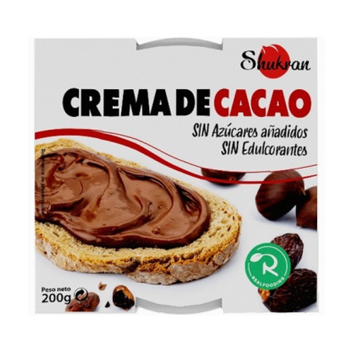 Crema de Chocolate Sin Azúcar Realfooding