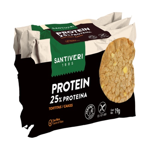 [3431] Tortitas de proteína de Lenteja y Maíz Bio