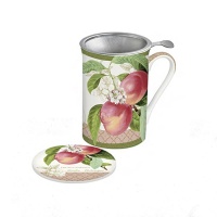 [3339] Taza Infusión + Filtro - Melocotón
