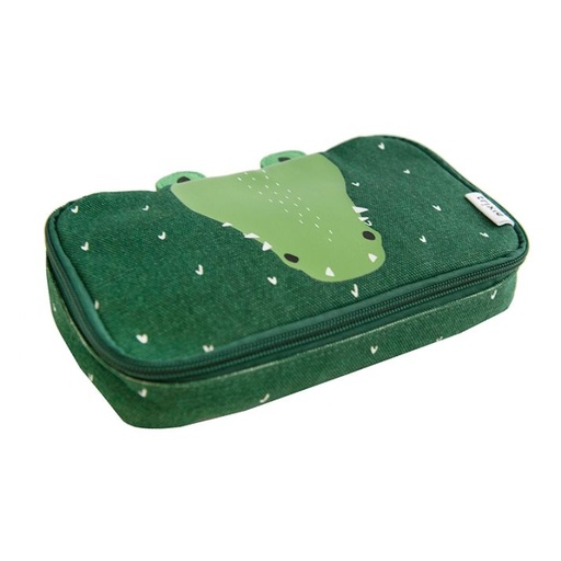 [3167] Estuche Plano Animales Infantil - Cocodrilo
