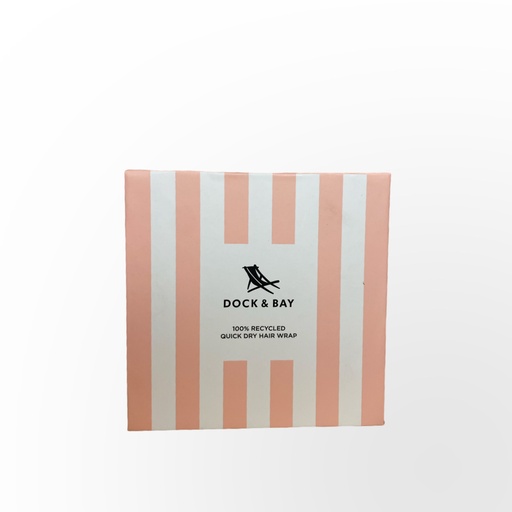 [3128] Toalla para Pelo Microfibra Dock & Bay - Rosa Pastel