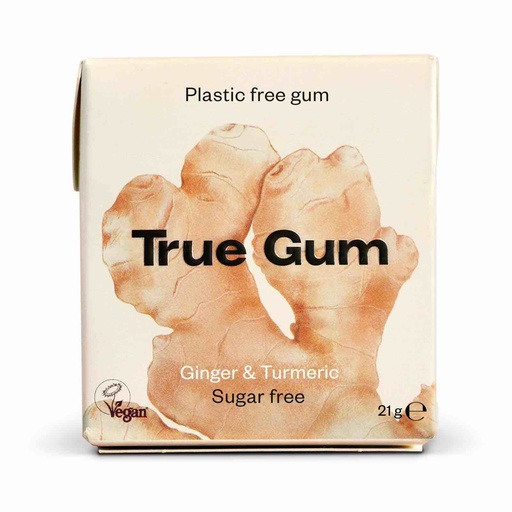 [3022] Chicles de Jengibre y Cúrcuma Sin Azúcar y Sin Plástico