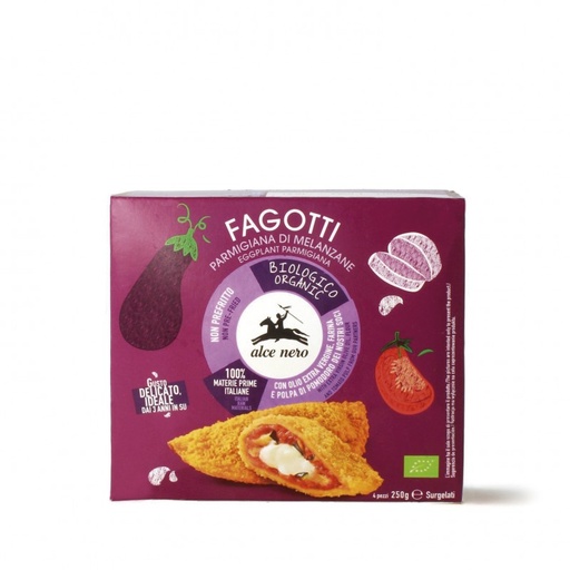 [2989] Empanadillas Congeladas Rellenas de Berenjena Bio - 4 unidades