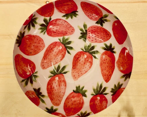 [2795] Bol Round Fresas Metal Grande