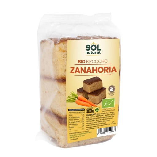[2787] Bizcocho con zanahoria Bio