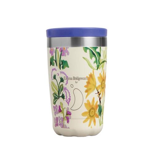 [4339] Vaso de Café Acero Inoxidable Chilly’s - Flores Walks 340 ml