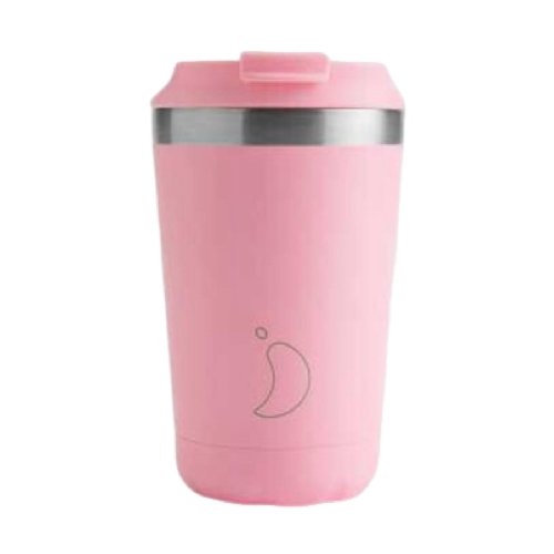 [4337] Termo de Café Acero Inoxidable Chilly’s - Rosa Pastel 340 ml