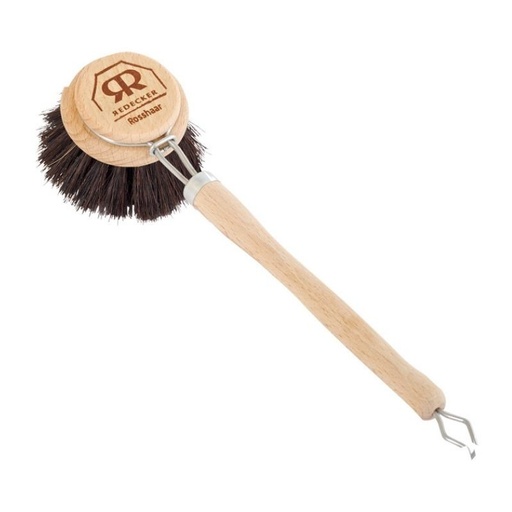 [2746] Cepillo suave para fregar platos con palo de madera de Haya