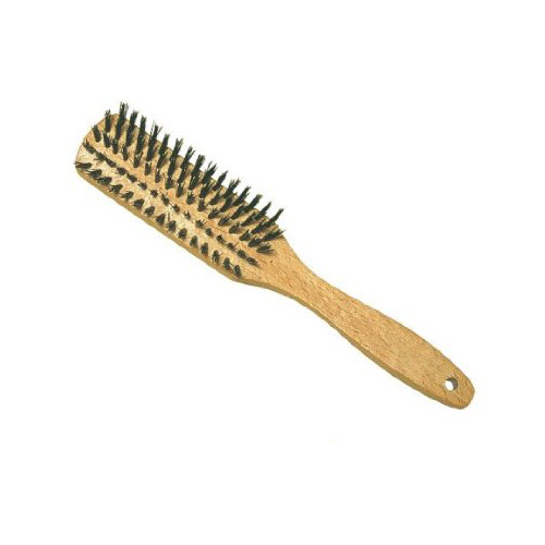 [2694] Cepillo de Cabello Plano y Cerdas de Jabalí