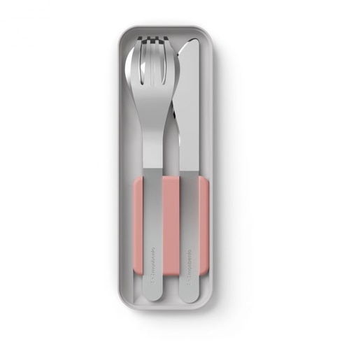 [2594] Cubiertos Acero Inoxidable Series 2 - Rosa