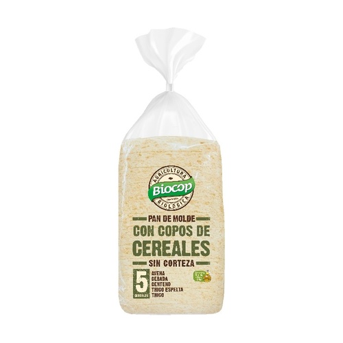 [2432] Pan de molde 5 Cereales Sin Corteza Bio