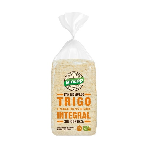 [2431] Pan de Molde Trigo Integral Sin Corteza Bio