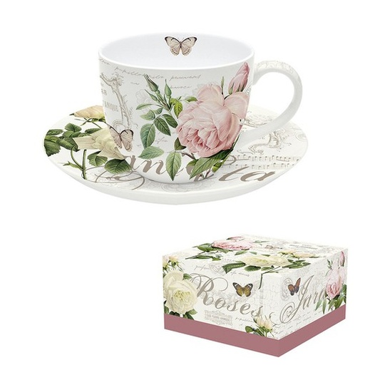 [2364] Taza Cup Jardín Botánico- Taza y plato