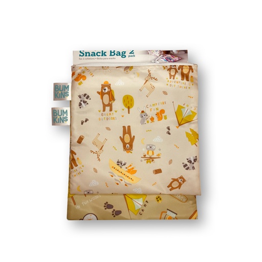 [2315] Bolsa Snacks Impermeable Bumkins Campers - 2 unidades