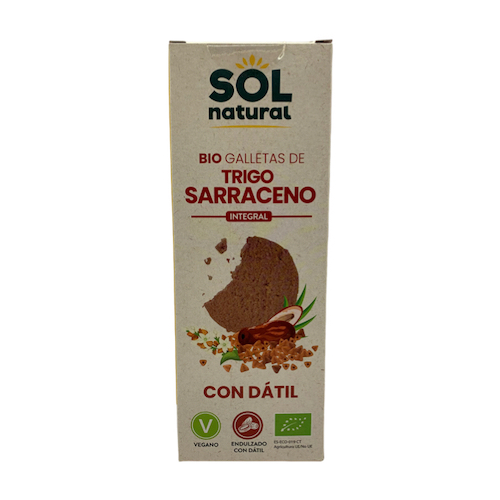 [4289] Galletas de Trigo Sarraceno endulzadas con Dátil Bio