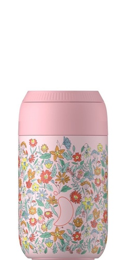 [2189] Termo Café Chilly’s Series 2 Liberty de 340ml - Rosa Flores