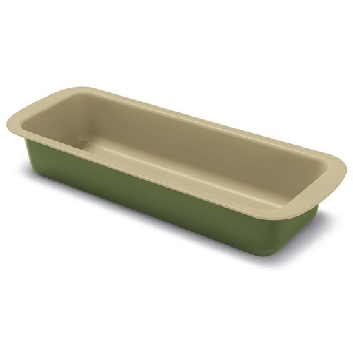 [2167] Molde para Plumcake alargado, Color Verde y Beige