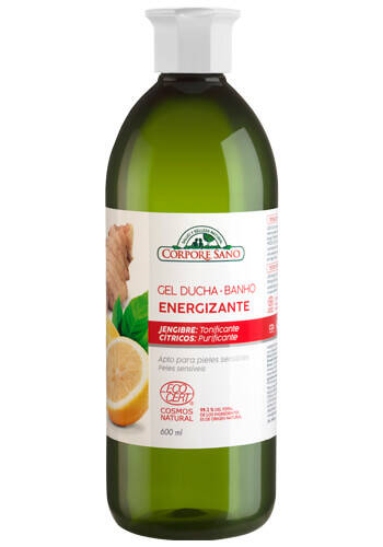[2140] Gel de Ducha Energizante con extracto de Jengibre y Cítricos