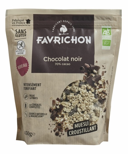 [2060] Muesli Chocolate Negro Sin Gluten Bio