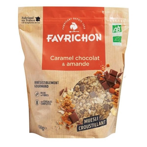 [2059] Muesli Crujiente Bio Caramelo, Chocolate y Almendras