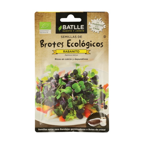 [2044] Semillas Brotes Rabanitos Bio