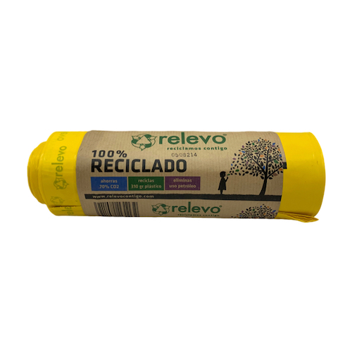 [4268] Bolsa de Basura Amarilla Resistente - 30L