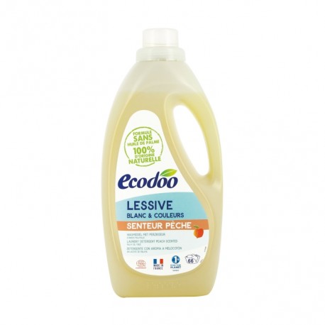 [1936] Detergente Lavadora ropa Blanco y Color con Aroma a Melocotón 2L