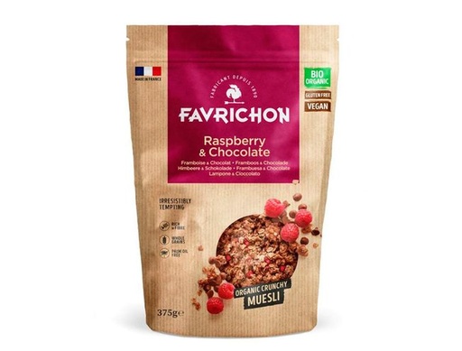 [1803] Muesli de Frambuesa y Chocolate Sin Gluten Bio