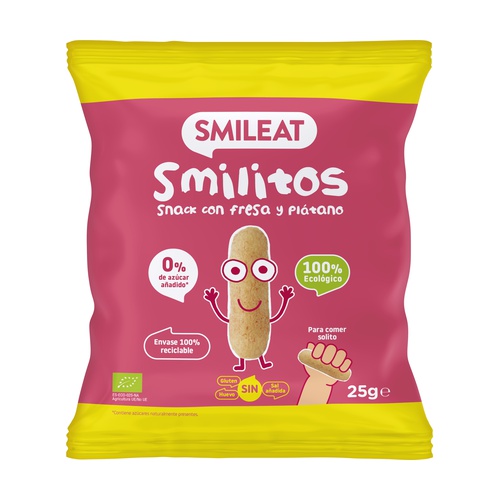 [1779] Smilitos Fresa Plátano Bio