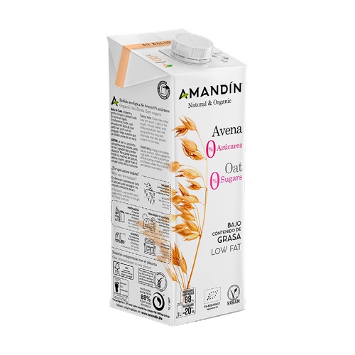 [1637] Bebida de Avena Sin Azúcar Bio