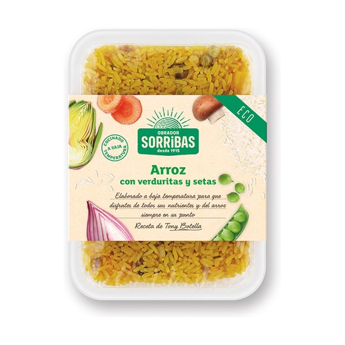 [1578] Arroz con verduritas y setas ECO