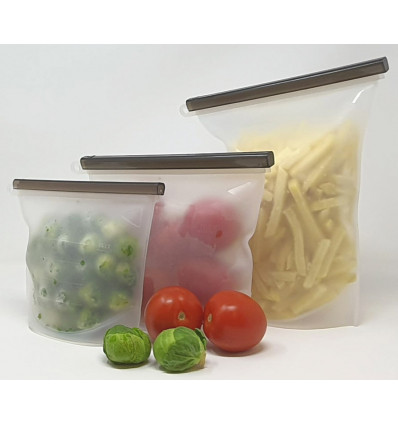 [1294] Bolsa reutilizable multiusos de silicona 3 L
