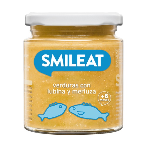[1180] Tarrito Verduras con Lubina y Merluza Bio 8m+