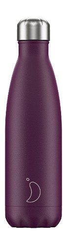 [1073] Botella Acero Inoxidable Chilly’s Púrpura Mate 500ml