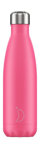 [1072] Botella Acero Inoxidable Chilly’s Rosa Neon 500ml