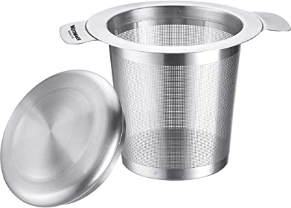 [1055] Infusor de té con filtro de vaso de acero inoxidable