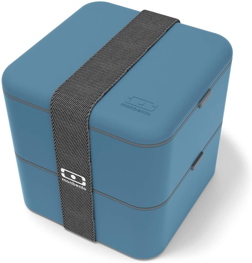 [804] Fiambrera Bento Cuadrada Denim